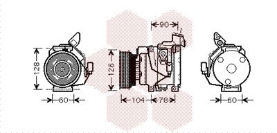 VAN WEZEL kompresorius, oro kondicionierius 5300K437